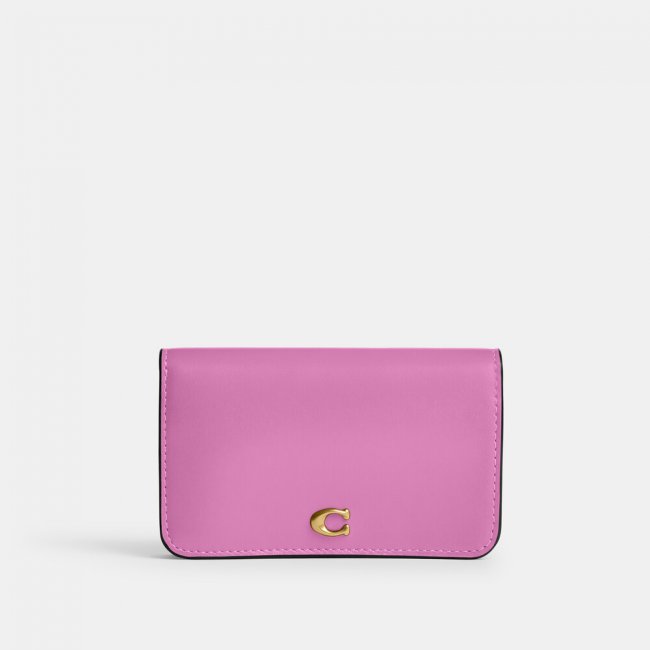 Coach Essential Slim Card Case - Pink
