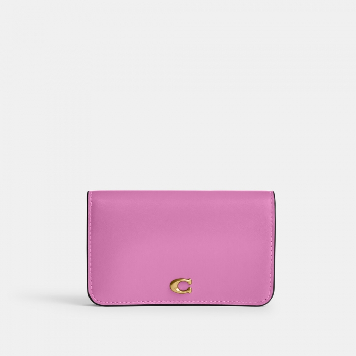 Coach Essential Slim Card Case - Pink