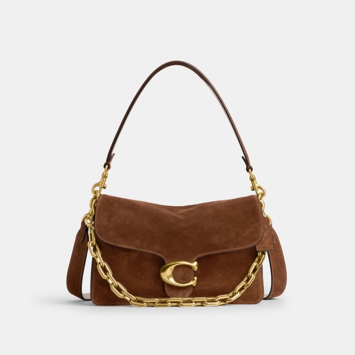 Coach Chain Tabby Shoulder Bag - Brown