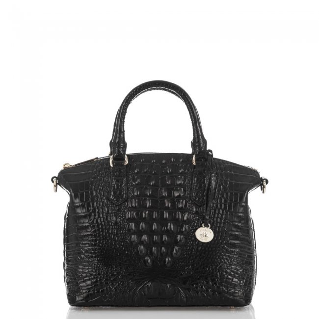 Brahmin Duxbury Satchel Black Melbourne ID:Brahmin-203039