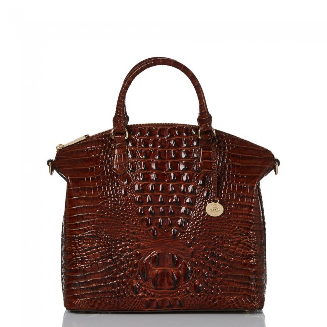 Brahmin Large Duxbury Satchel Pecan Melbourne ID:Brahmin-203067