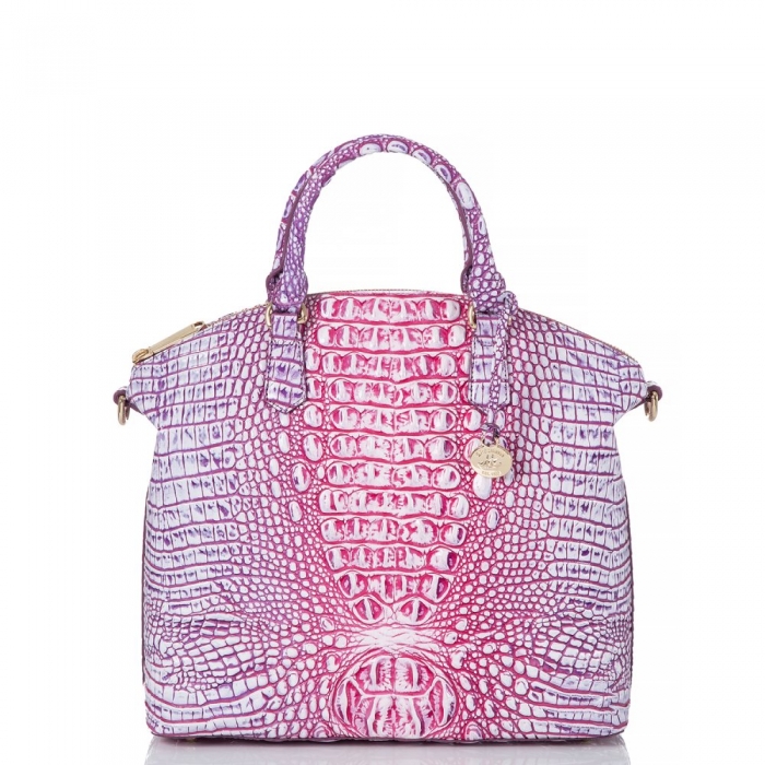 Brahmin Large Duxbury Satchel Boysenberry Ombre Melbourne ID:Brahmin-203069