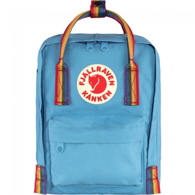 Kanken Rainbow Mini - Air Blue-Rainbow Pattern Kanken Rainbow Mini - Air Blue-Rainbow Pattern