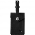 Leather Luggage Tag - Black Leather Luggage Tag - Black