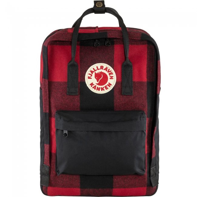 Kanken Re-Wool Laptop 15" - Red-Black Kanken Re-Wool Laptop 15" - Red-Black
