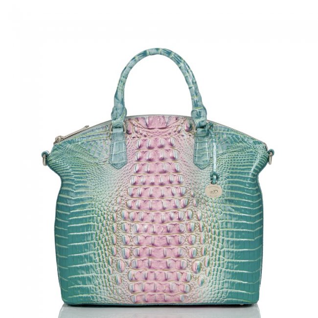 Brahmin Large Duxbury Satchel Cotton Candy Ombre Melbourne ID:Brahmin-203072