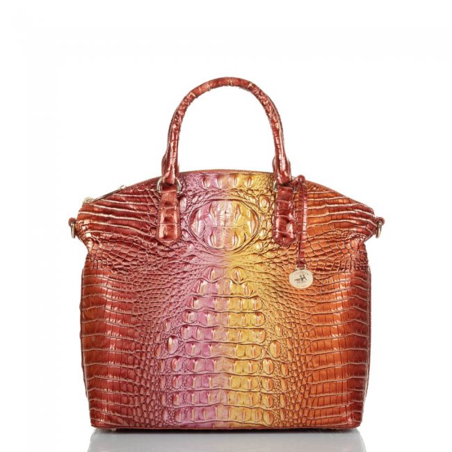Brahmin Large Duxbury Satchel Glam Ombre Melbourne ID:Brahmin-203079