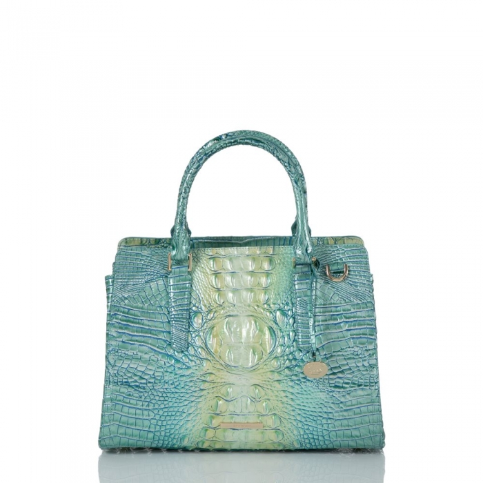 Brahmin Small Finley Seafoam Ombre Melbourne ID:Brahmin-203221