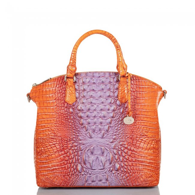 Brahmin Large Duxbury Satchel Daiquiri Ombre Melbourne ID:Brahmin-203078