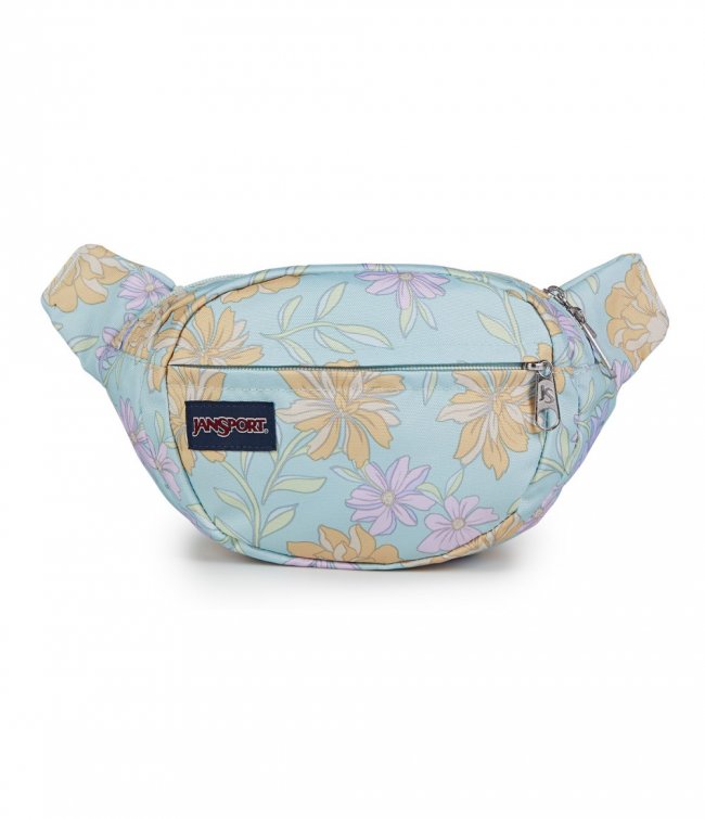 Jansport Fifth Avenue Fanny Pack - Faded Floral Fresh Mint