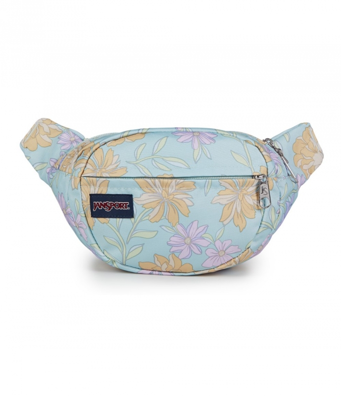Jansport Fifth Avenue Fanny Pack - Faded Floral Fresh Mint
