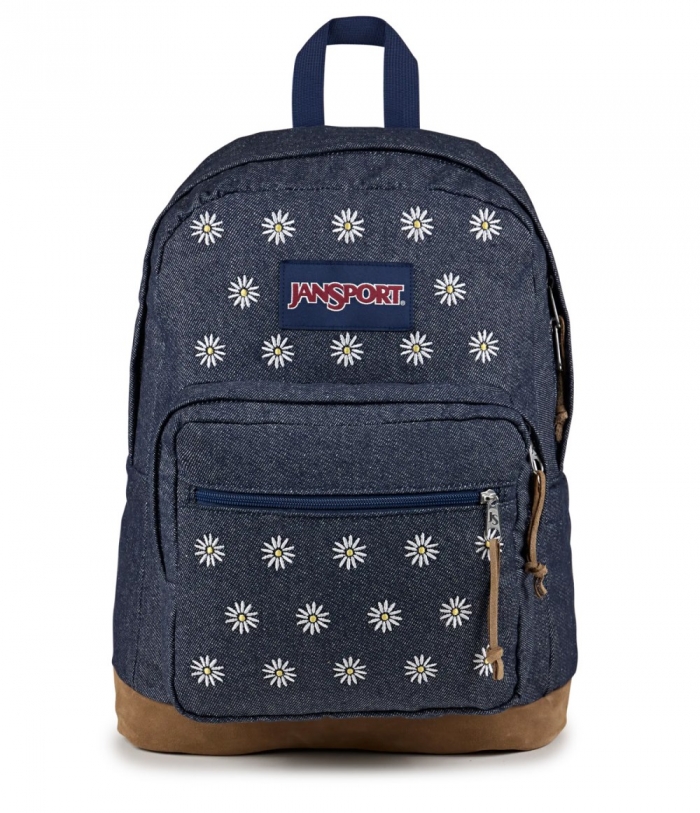 Jansport Right Pack - Embroidered Denim Dark