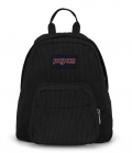 Jansport Half Pint Mini Backpack - Black Corduroy Jansport Half Pint Mini Backpack - Black Corduroy