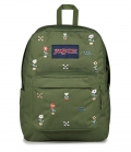 Jansport SuperBreak? Plus - Flower Fundamentals Cargo Green