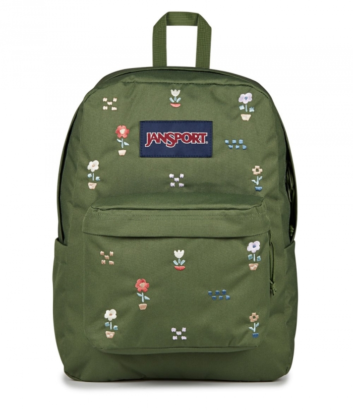 Jansport SuperBreak? Plus - Flower Fundamentals Cargo Green