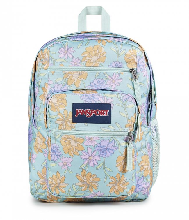 Jansport Big Student - Faded Floral Fresh Mint