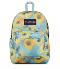 Jansport SuperBreak? Plus - Surreal Sunflowers Blue Dusk