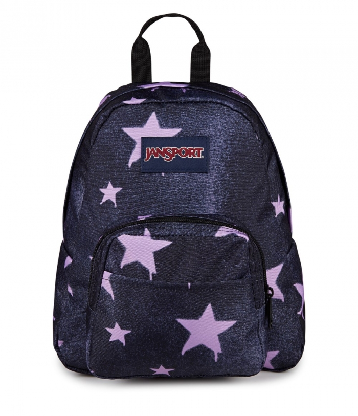 Jansport Half Pint Mini Backpack - Sprayed Stars Pastel Lilac