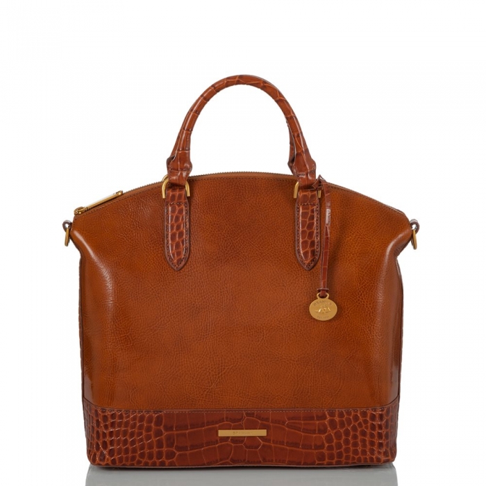 Brahmin Large Duxbury Satchel Butterscotch Laurence ID:Brahmin-202538