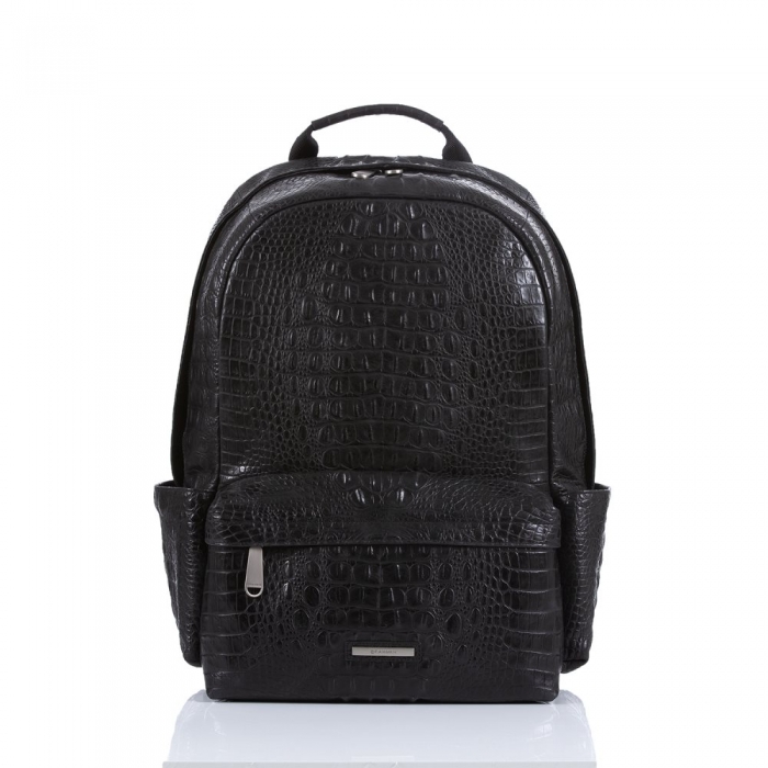 Brahmin Lucas Black Leather Backpack | Black Canyon ID:Brahmin-203514