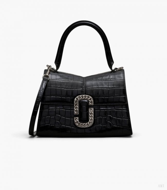 The Croc-Embossed St. Marc Top Handle The Croc-Embossed St. Marc Top Handle