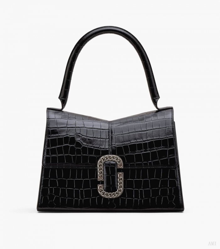 The Croc-Embossed St. Marc Large Top Handle