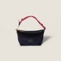 Miu Miu Corduroy pouch - Navy Blue/Amaranth Miu Miu Corduroy pouch - Navy Blue/Amaranth