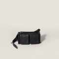 Miu Miu Utilitaire nappa leather shoulder bag Black Miu Miu Utilitaire nappa leather shoulder bag Black