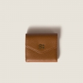 Miu Miu Small leather wallet Cognac