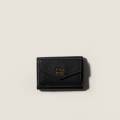 Miu Miu Small leather wallet Black