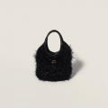 Miu Miu Ivy Lurex handbag Black