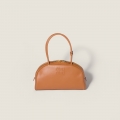 Miu Miu Beau leather bag Cognac