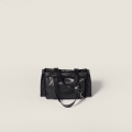 Miu Miu Utilitaire nappa leather shopping bag Black Miu Miu Utilitaire nappa leather shopping bag Black