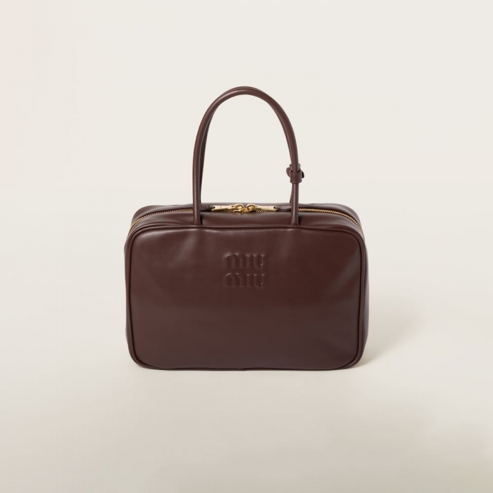 Miu Miu Beau leather bag Briarwood