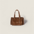 Miu Miu Utilitaire suede shopping bag Cocoa Brown Miu Miu Utilitaire suede shopping bag Cocoa Brown