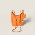 Miu Miu Leather bucket bag Gerbera Daisy / Olive Miu Miu Leather bucket bag Gerbera Daisy / Olive