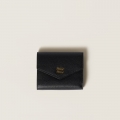 Miu Miu Small leather wallet Black