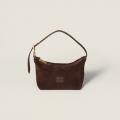 Miu Miu Suede pouch - Dark Brown Miu Miu Suede pouch - Dark Brown
