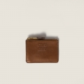 Miu Miu Nappa leather card holder Oak Miu Miu Nappa leather card holder Oak