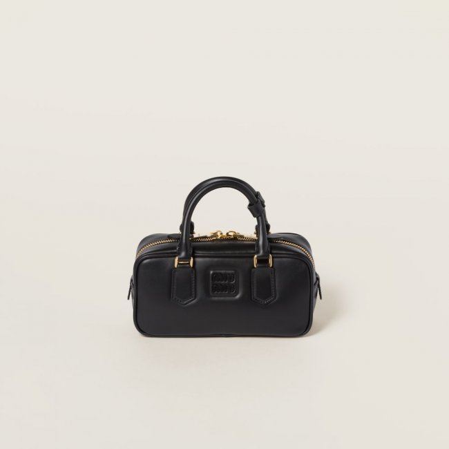 Miu Miu Arcadie leather bag Black Miu Miu Arcadie leather bag Black