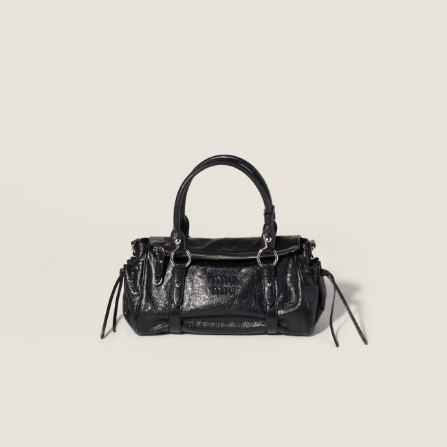 Miu Miu Nappa leather handbag Black