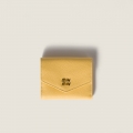 Miu Miu Small leather wallet Yellow Miu Miu Small leather wallet Yellow