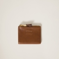 Miu Miu Small nappa leather wallet Oak Miu Miu Small nappa leather wallet Oak