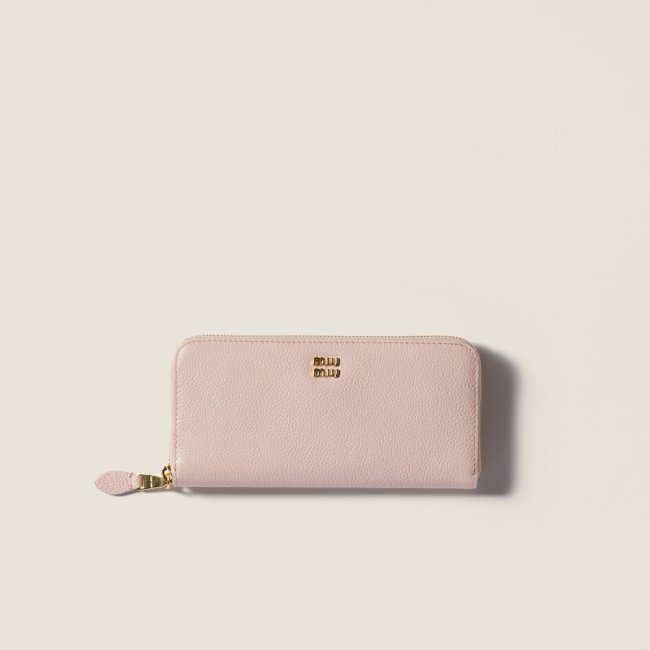 Miu Miu Large leather wallet Gem
