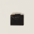 Miu Miu Small nappa leather wallet Black Miu Miu Small nappa leather wallet Black