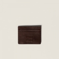 Miu Miu Nappa leather card holder Briarwood Miu Miu Nappa leather card holder Briarwood