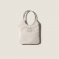 Miu Miu Ivy leather handbag White