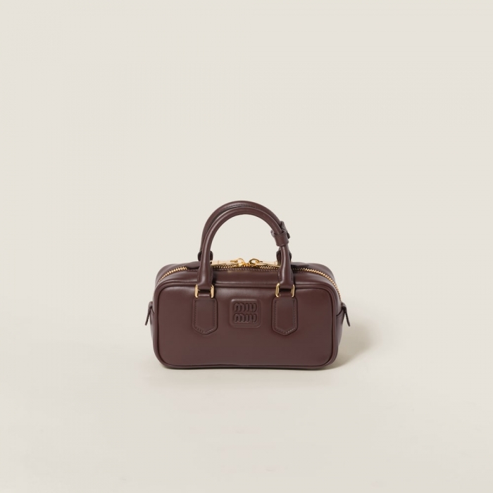 Miu Miu Arcadie leather bag Briarwood
