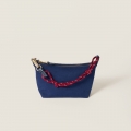 Miu Miu Gabardine pouch - Indigo/Amaranth