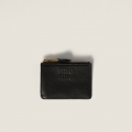 Miu Miu Nappa leather card holder Black Miu Miu Nappa leather card holder Black